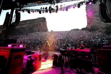 View from the stage - 8/1/09