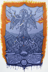 Official Burlington, VT Poster by David Welker. 12x20, Limited Run of 95 © Mike Gordon 2011.
